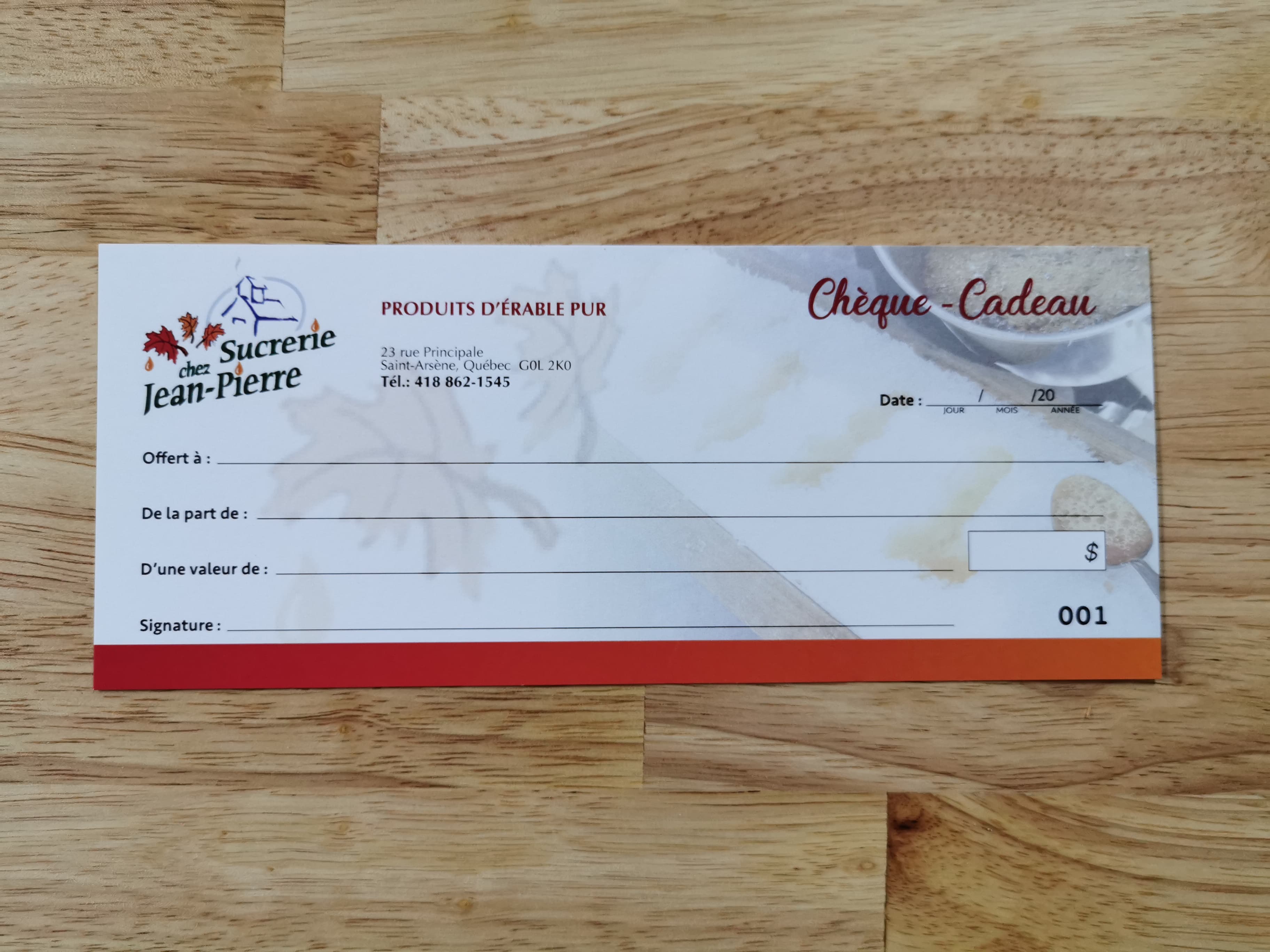 Certificat-cadeau