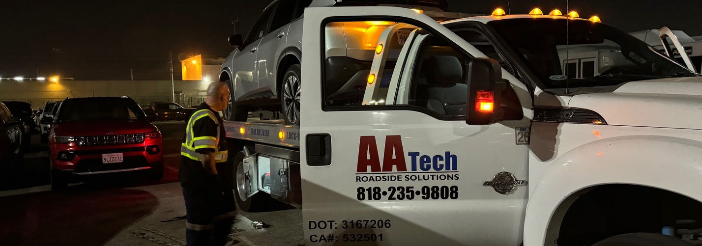 24/7 Towing & Roadside Assistance in I-5 Grapevine, Castaic, Santa Clarita, San Fernando, Palmdale, and Lancaster regions. From truck and car towing to flat tire repairs, fuel delivery, and recreational vehicle towing, our expert team is ready to assist you 24/7.
