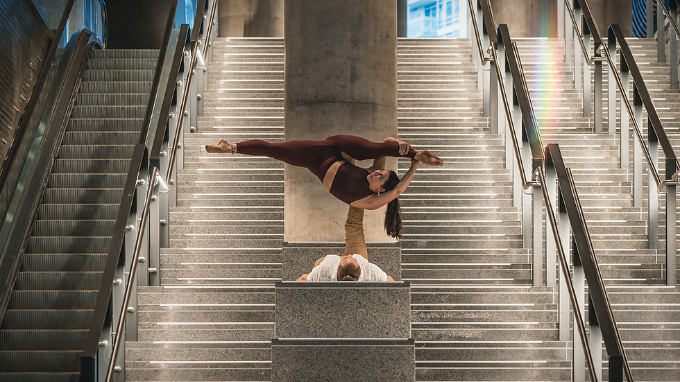 Acro - Hanging Splits on L Base