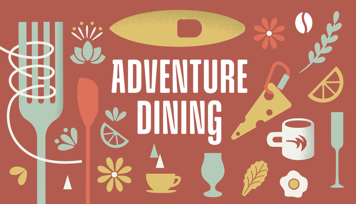 Adventure Dining Illustrations