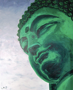 Emerald Buddha 1.5 x 1.2m
