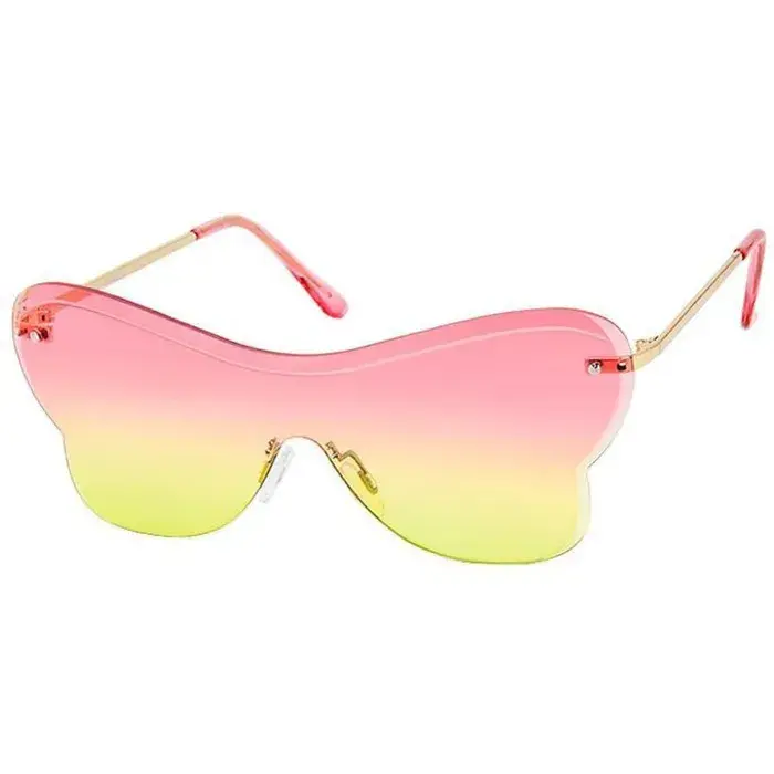 Pink Shield Sunglasses