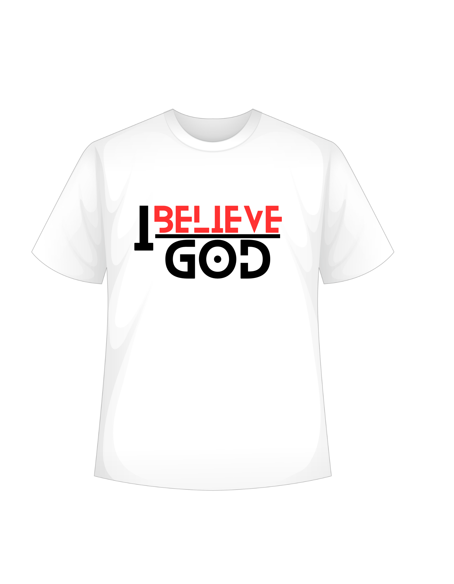I Believe God (Underline, White)