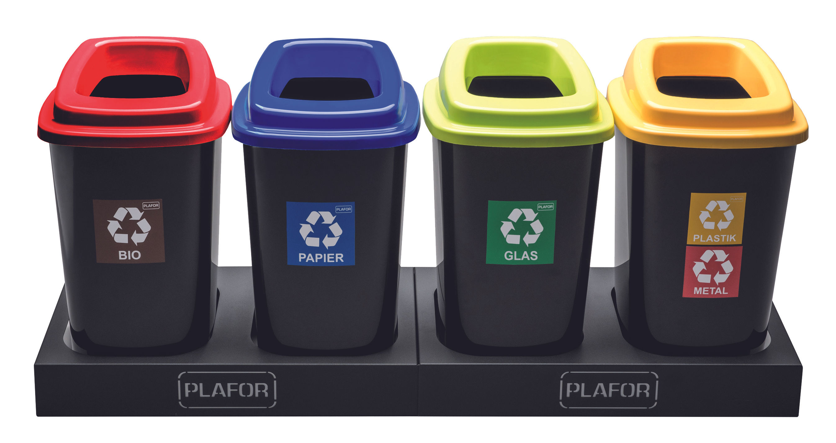 Κάδοι Ανακύκλωσης 90lt με Καπάκι