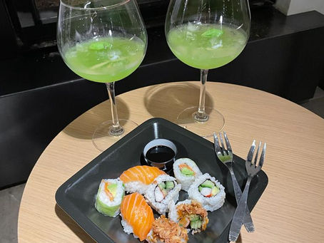 Smash au gin et au basilic