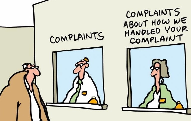 Complaints about complaints @Mike Baldwin