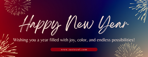 Abstract Painting for the Happiest New Year!
