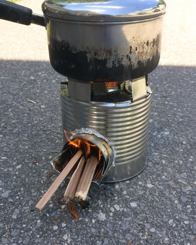 Tin Can Rocket Stoves