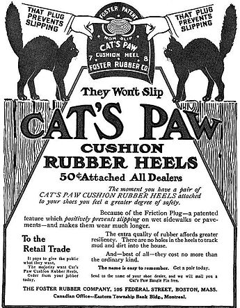 Cat's Paw Rubber Heels