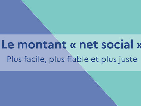 Montant net social : le kit de communication à destination des salariés