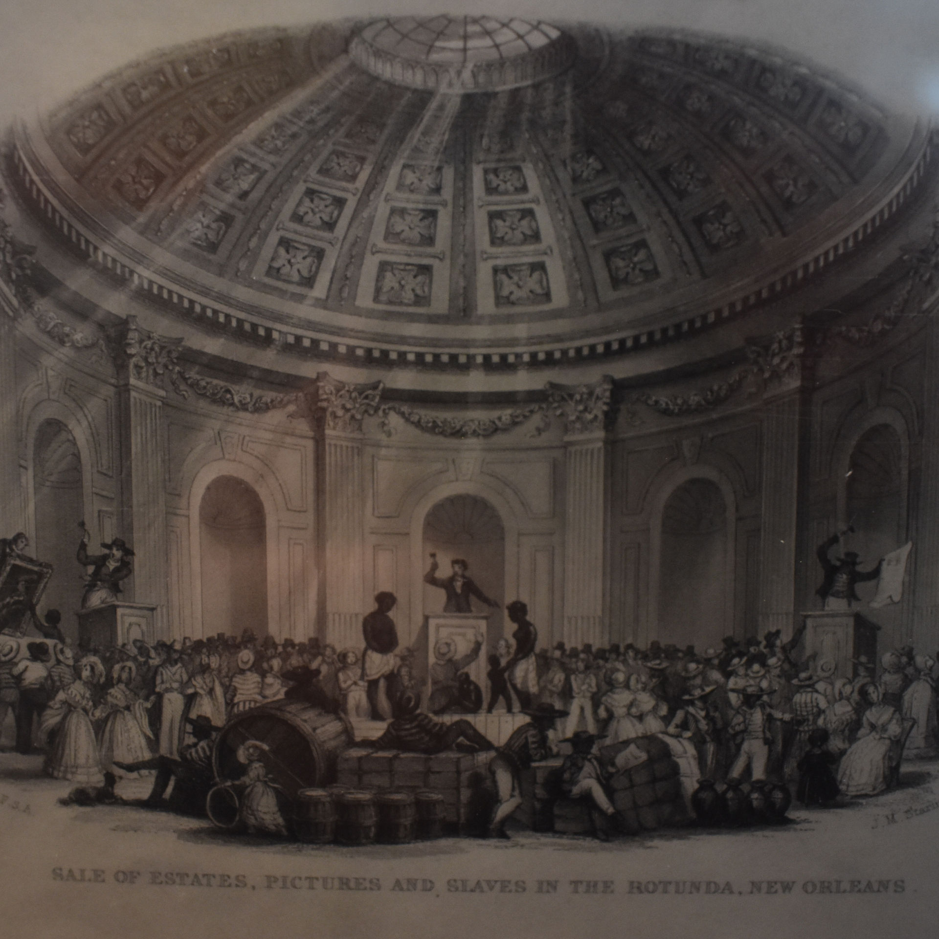 Modern Man - Slave Market, Rotunda Saint Louis Hotel, New Orleans USA  1842.JPG