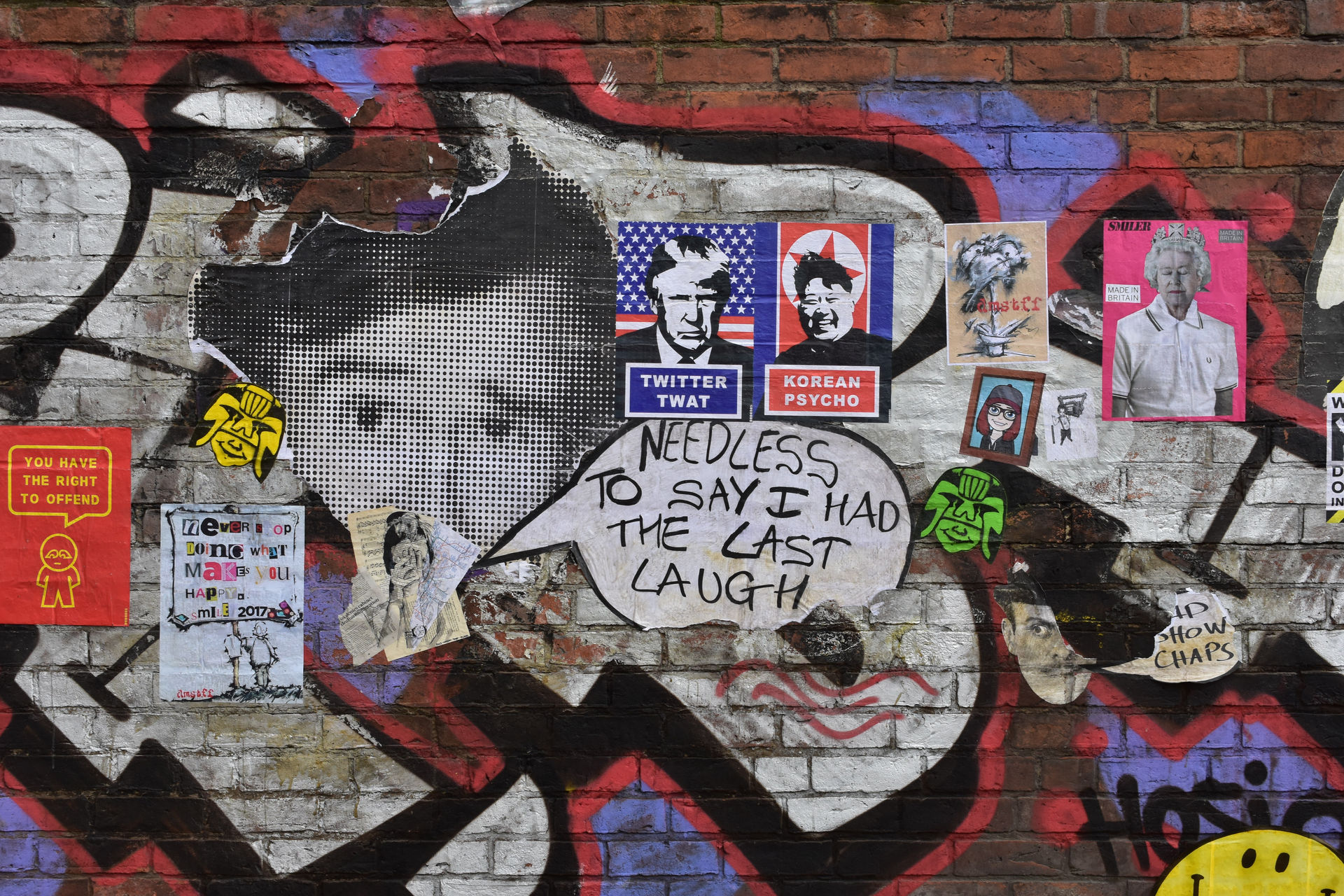 Modern Man - Street Art, Bankside Hull 17th June 2018