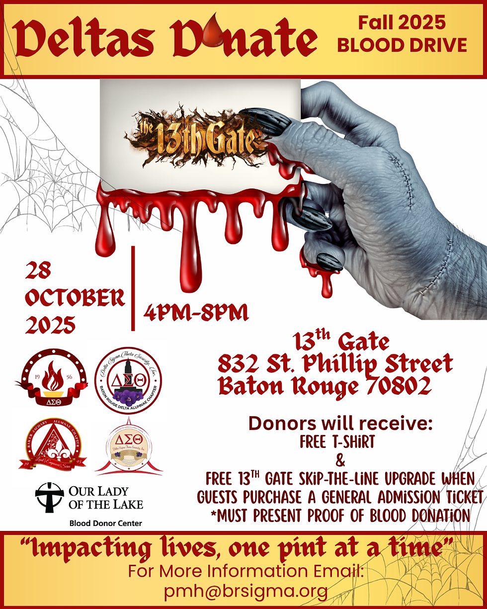 Cluster Blood Drive Ig Flyer