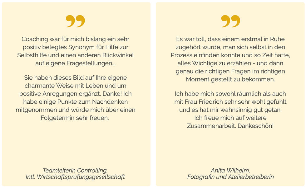 Gina Friedrich - Life Coaching