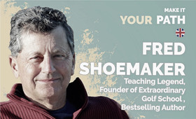 Podcast-Cover von "Make it your path" mit Fred Shoemaker über Angst, das Risiko zu versagen und wie Erfahrungen alte Glaubenssätze ersetzen. Ein Podcast von Coach Gina Friedrich