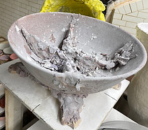 東島毅　Tsuyoshi Higashijima 絵画　Painting　油絵　oil on canvas  I'm back　ceramic セラミック