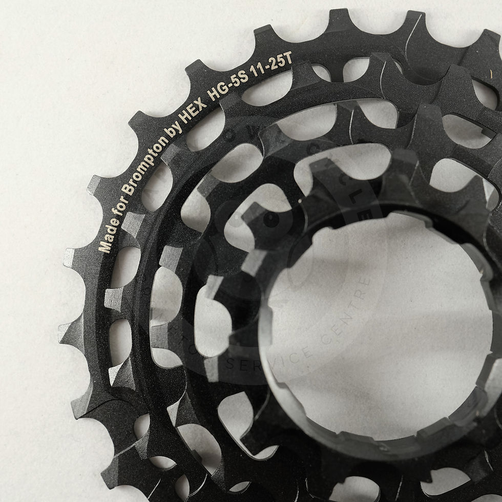 Imej kecil: 5 Speed Integrated Cog set by HEX Design
