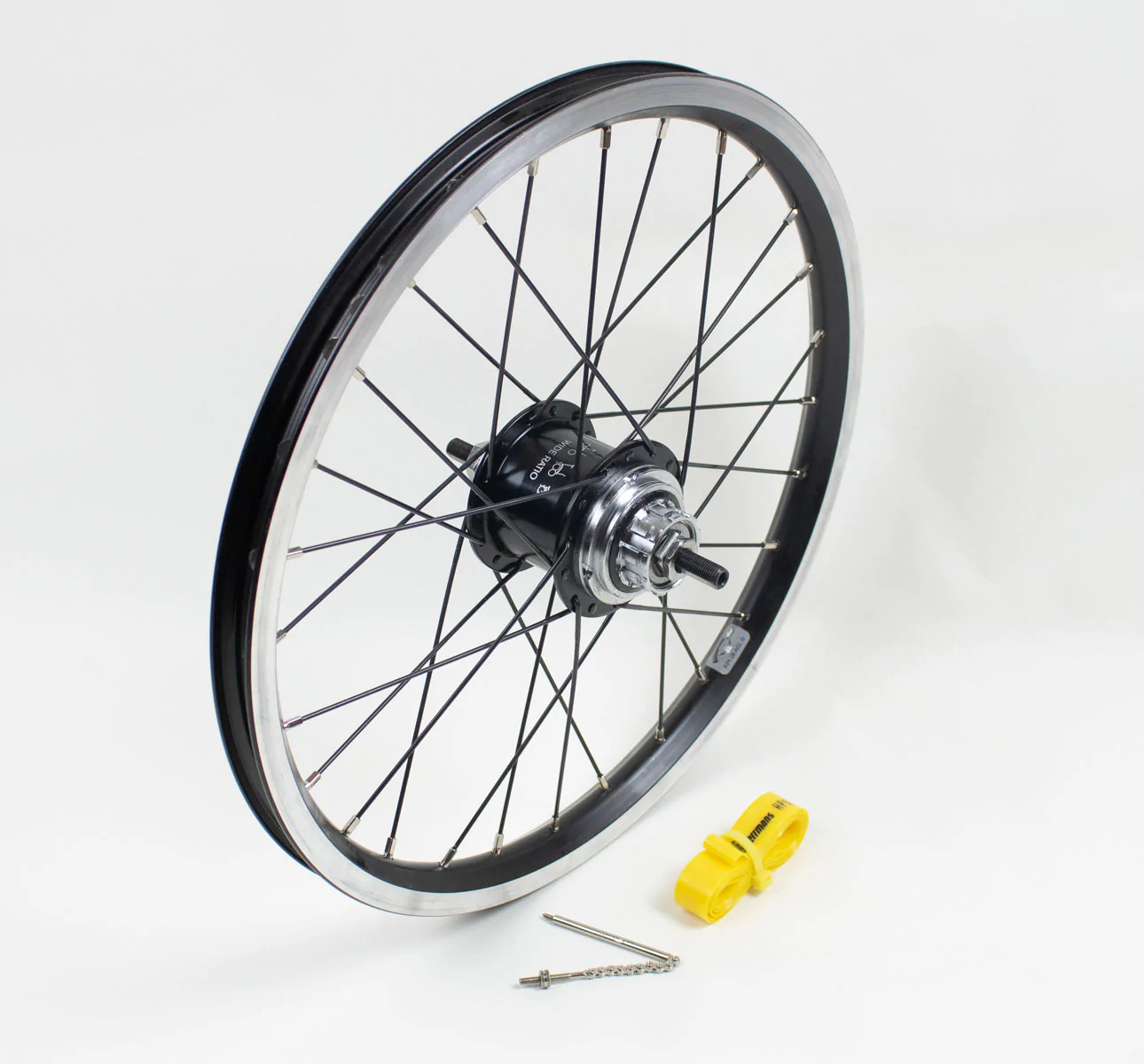 Brompton Rear Wheel incl Fittings for 6-spd - BWR 3-spd