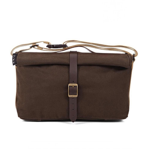 Brompton Roll Top Shoulder Bag in Khaki 9L Brompton