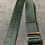 Thumbnail: Premium Single Pass Nylon Strap / Green Herringbone Weave / Crown Buckle