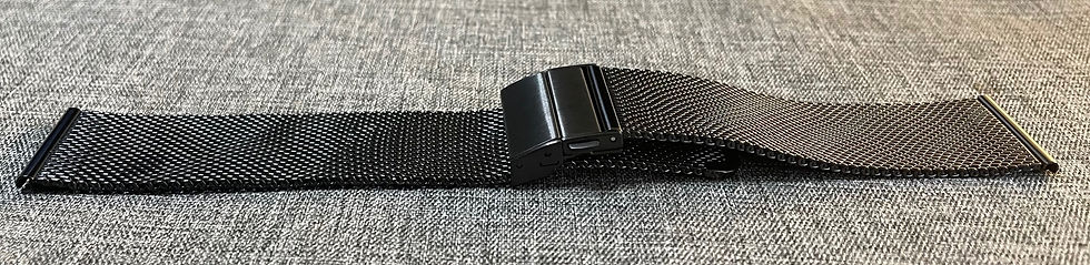Thumbnail: Premium Milanese Mesh Watch Bracelet / Quality Deployment Buckle