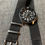 Thumbnail: Single Pass Perlon / Quality Watch Strap / Black / Stainless Steel