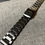 Thumbnail: Premium 316L Black PVD Steel Sports Watch Bracelet Strap / 3 link