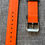 Thumbnail: Aviation Style / Quality genuine leather watch strap / All Black / 20/22mm