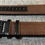 Thumbnail: Canvas Leather Watch Strap - Dual Colour Deep Brown