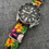Thumbnail: Quality Nylon Loop Watch Strap / Multi Colour Tropical Floral Design