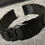 Thumbnail: Premium 316L Black PVD Steel Sports Watch Bracelet Strap / 3 link