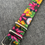 Thumbnail: Quality Nylon Loop Watch Strap / Multi Colour Tropical Floral Design