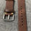 Thumbnail: Italian Leather – Vintage style leather watch strap - Motley Coffee tan