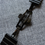 Thumbnail: Premium PVD Black Steel Sports Watch Bracelet Strap - Link Configuration