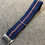 Thumbnail: US Patriotic Marine Nationale Military Strap / Blue Red White / Full colour