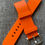 Thumbnail: Premium FKM Rubber Contoured Watch Strap / Orange