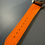 Thumbnail: Top Grain Epsom Leather / Vintage Style Watch Strap / Bright Orange
