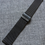 Thumbnail: Premium PVD Black Steel Milanese Mesh Watch Bracelet / Double Security Buckle