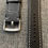 Thumbnail: Premium tanned stitched leather watch strap / Matte Black