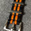 Thumbnail: Premium Seatbelt Nylon Strap - Black / Orange Stripes