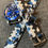 Thumbnail: Silicone Sports Watch Strap / Blue Camouflage / 20mm