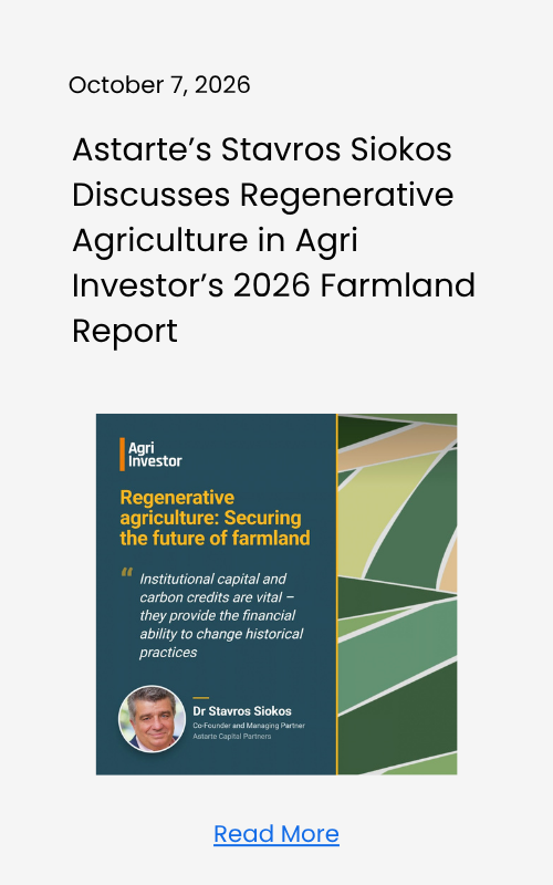 Agri Investor Farmland Report 2026 Interview by Stavros Siokos