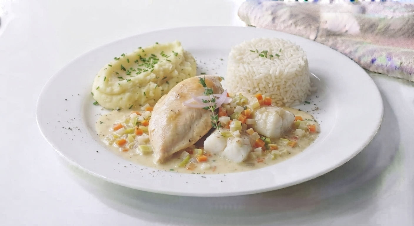 15/10 : Waterzoï - Brunoise de légumes et riz
