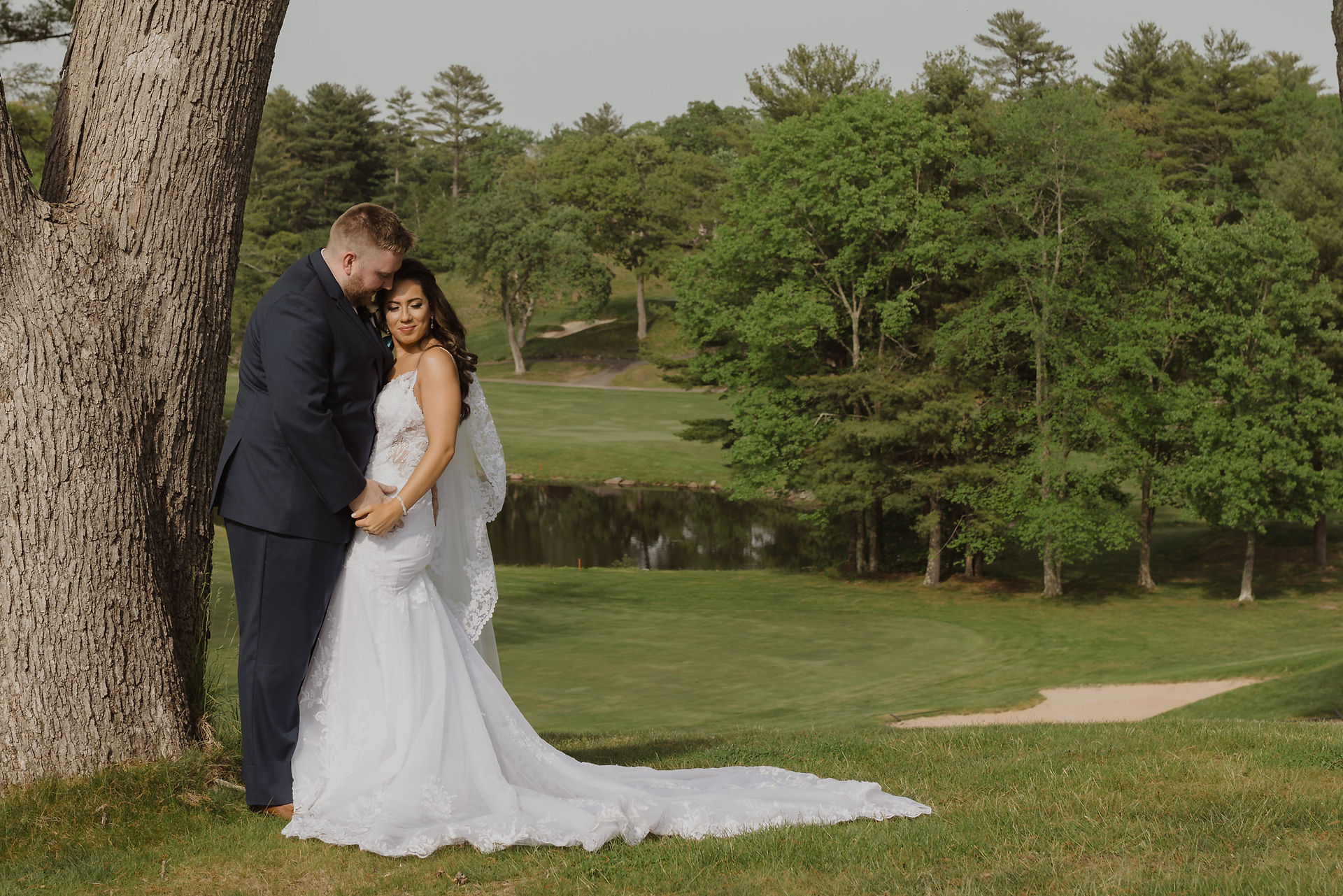 Portrait of couple at Ipswich Country Club
