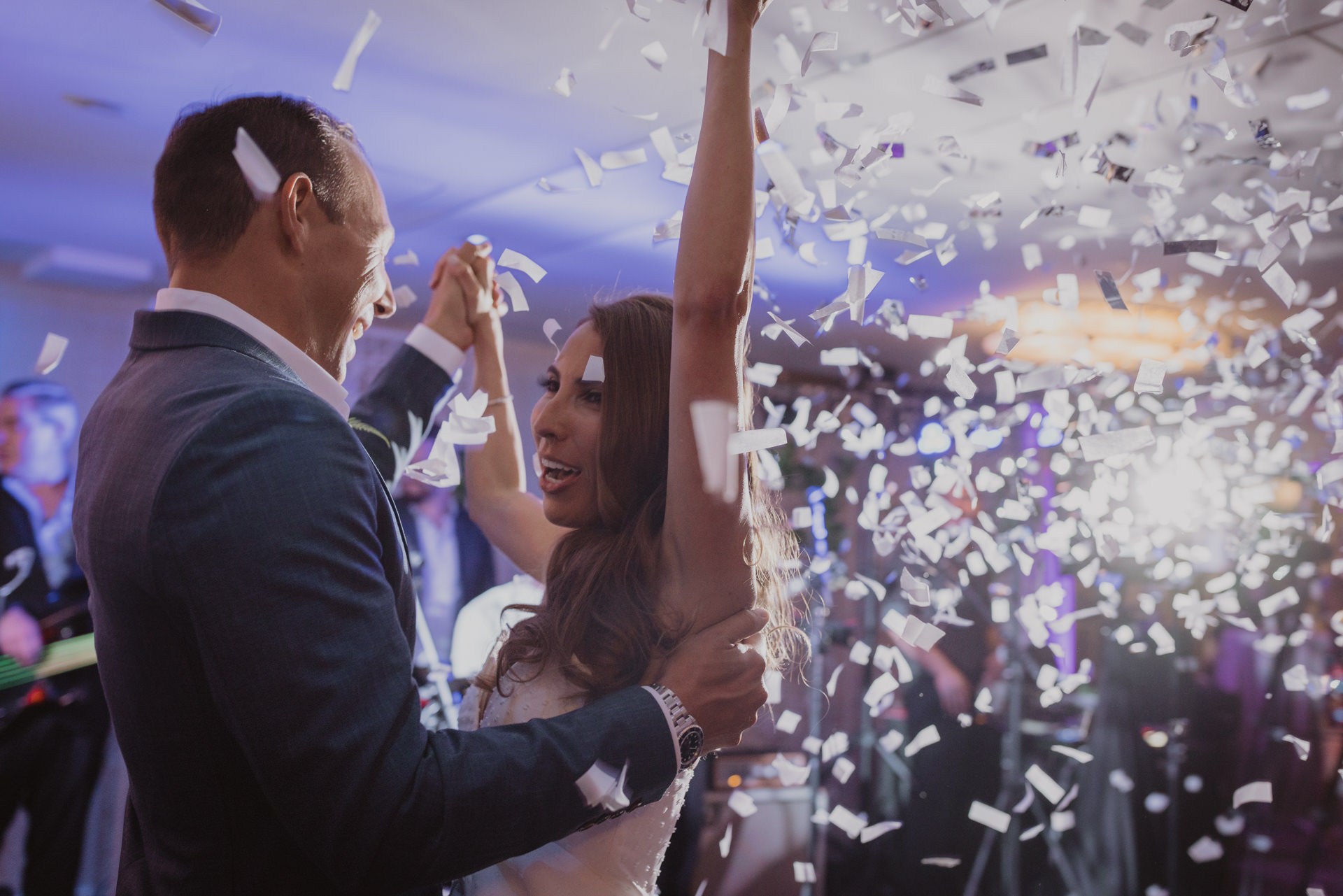 Couple at Newport, Rhode Island Wedding First Dance