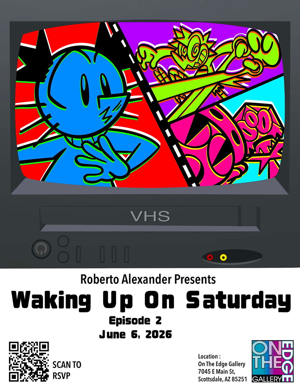 📺 Waking Up on Saturday Art Show Premiere by Roberto Alexander