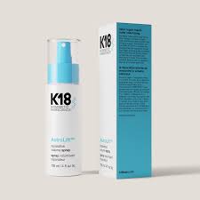 K18 AirLift scalp treatment bottle with its matching turquoise box, featured in the DCHAN SALON blog post