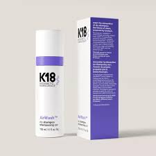 K18 AirWash dry shampoo and its box shown together, as featured in the DCHAN SALON  blog post