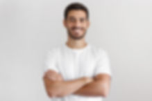 Retrato de hombre sonriente