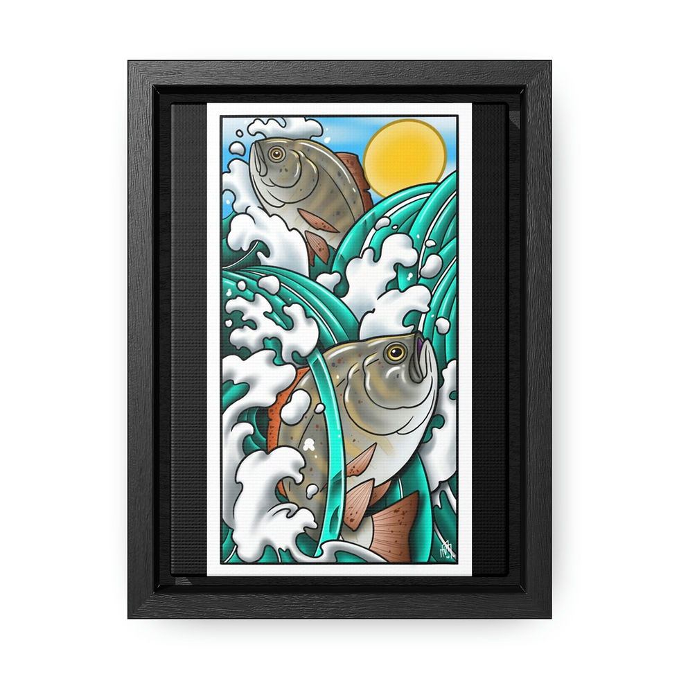 Thumbnail: Surf’s up (Gallery Canvas Wraps, Vertical Frame)